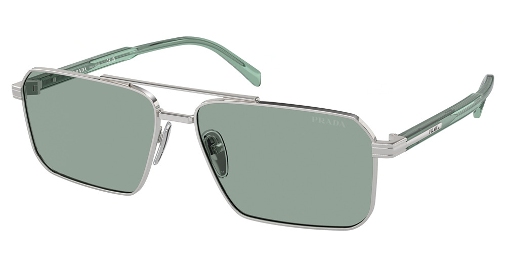 SILVER / PETROL GREEN