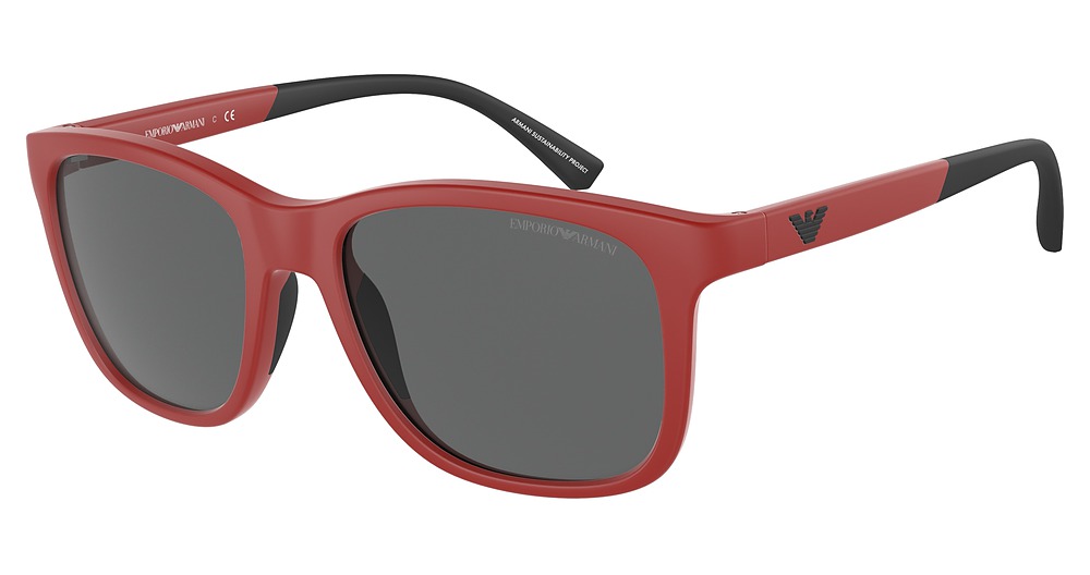 MATTE RED / DARK GREY