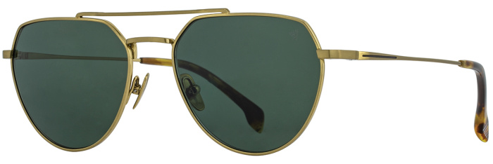 Antique Gold / Solid Green