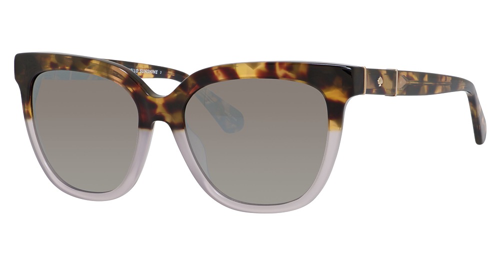Kate Spade Kahli/S square sunglasses in Havanbeig/Brown Gradmirgd