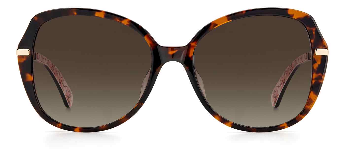 Kate Spade TALIYAH/G/S square sunglasses in Havana/Brown Shaded