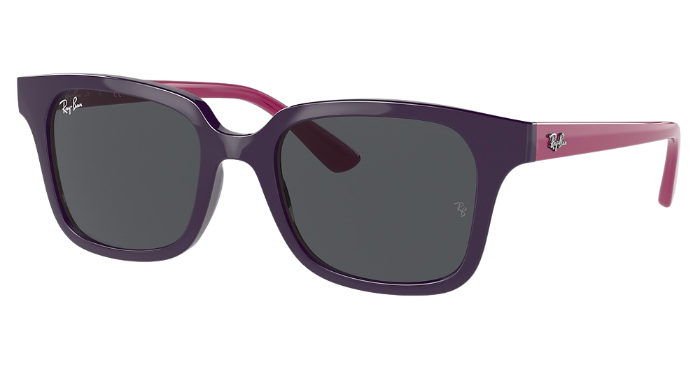 Ray-Ban RJ9071S square sunglasses in Purple/Dark Grey