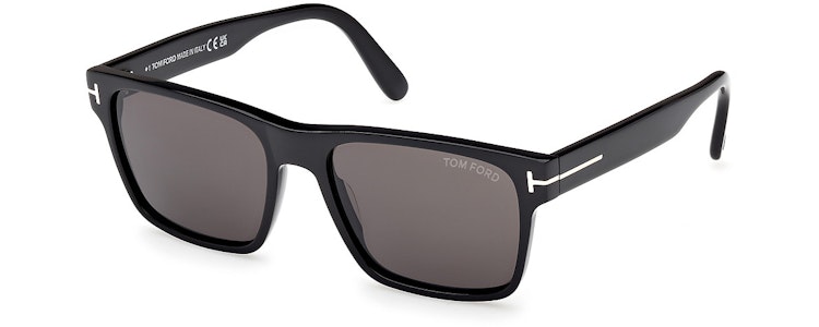 shiny black / smoke