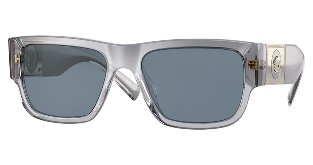 TRANSPARENT GREY / DARK BLUE