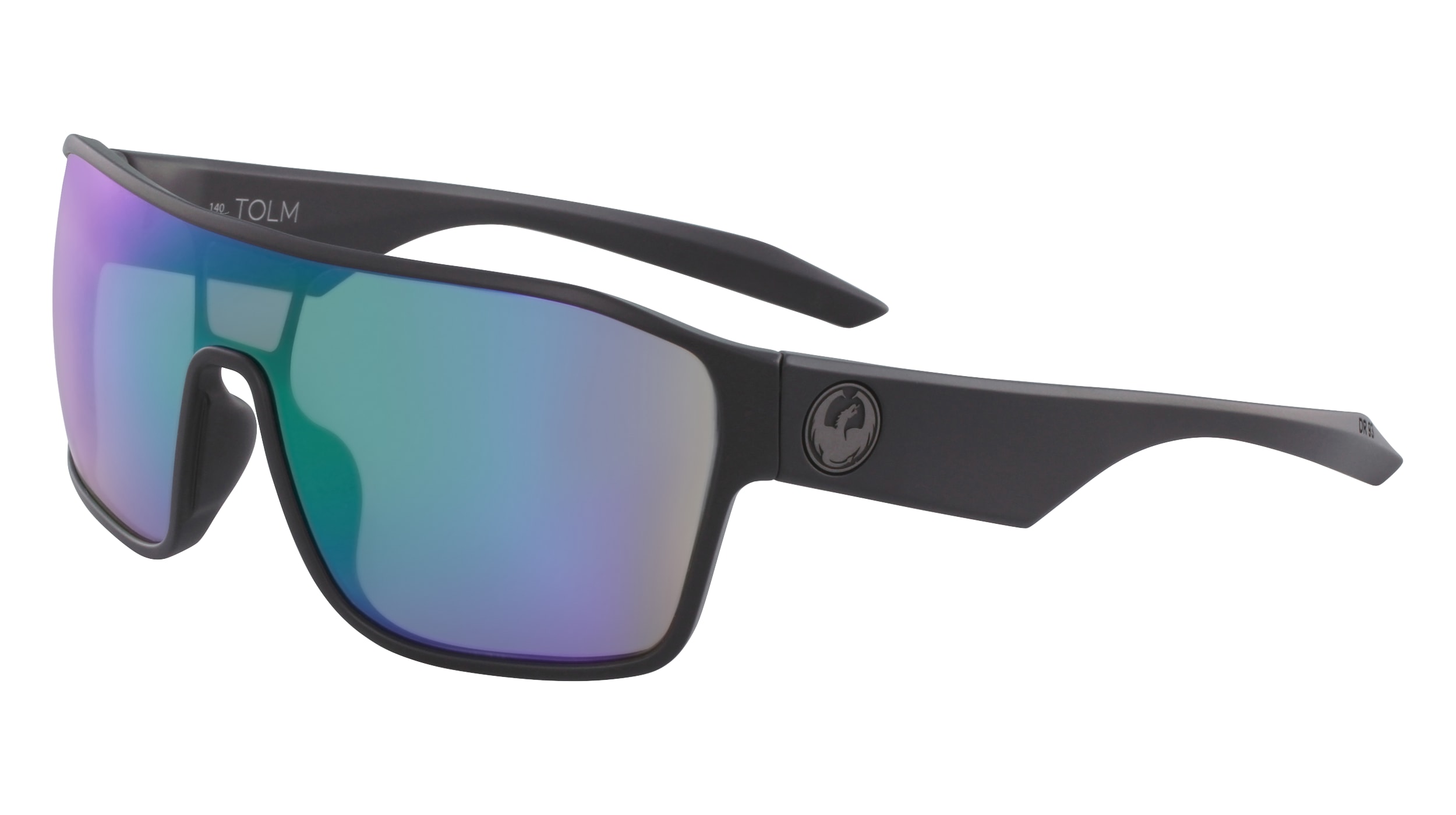 MATTE BLACK/LL GREEN ION