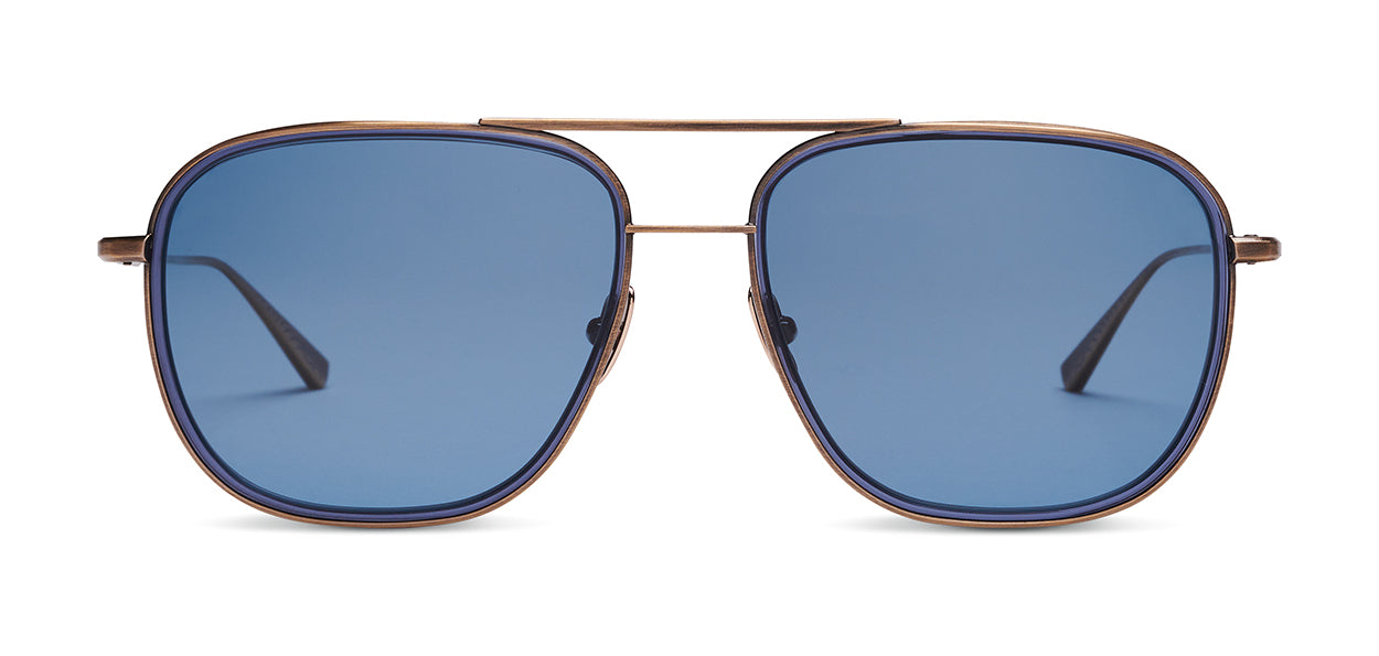 Antique Gold / Indigo Blue
