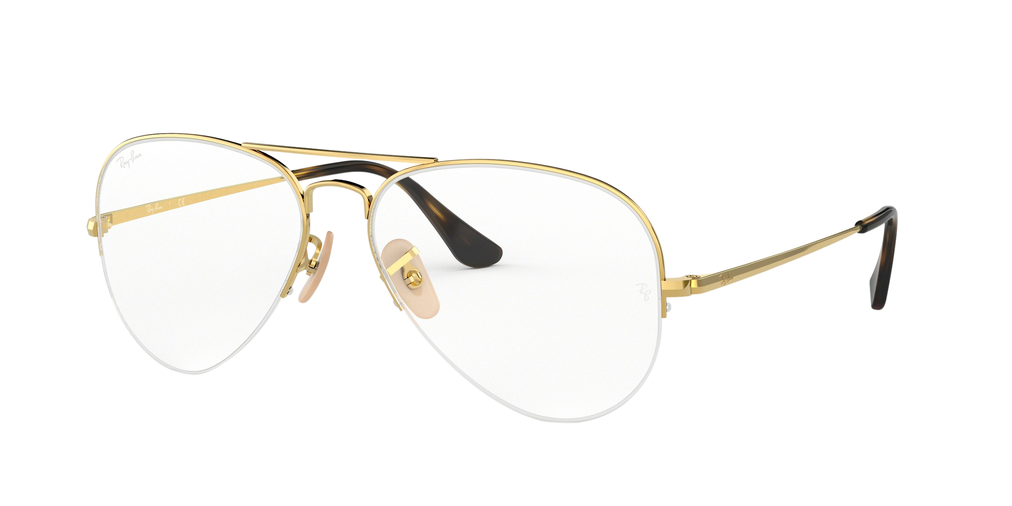 Ray-Ban RX6589 aviator eyeglasses in Gold