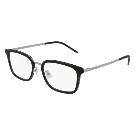 Saint Laurent SL 452/F SLIM rectangle sunglasses in Silver Silver Transparent