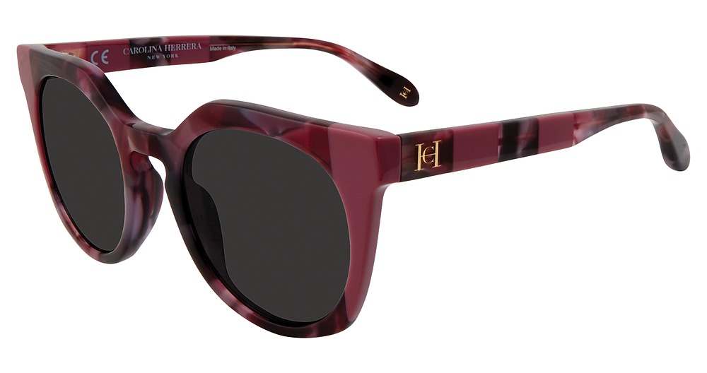 Carolina Herrera SHN595 cateye sunglasses in Burgundy 0 Ged
