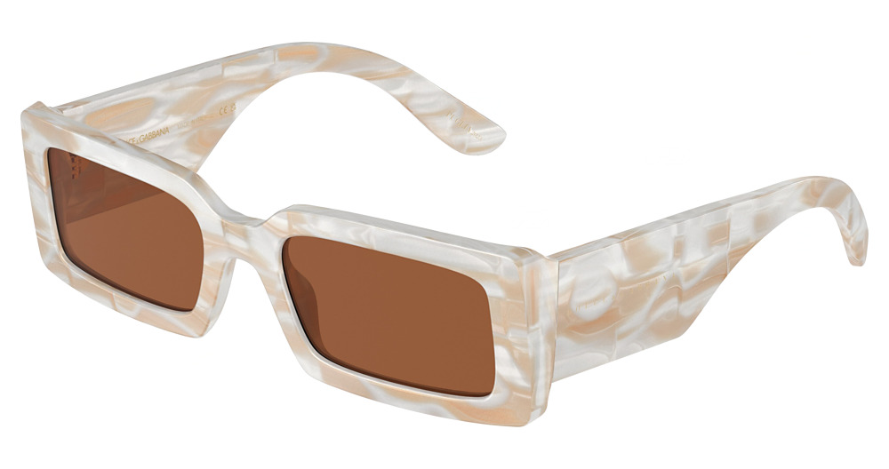 SAND MARBLE / DARK BROWN