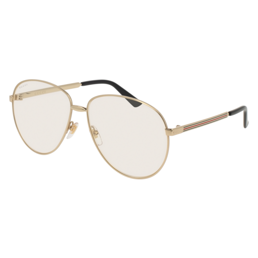 Gucci GG0138S round sunglasses in Gold