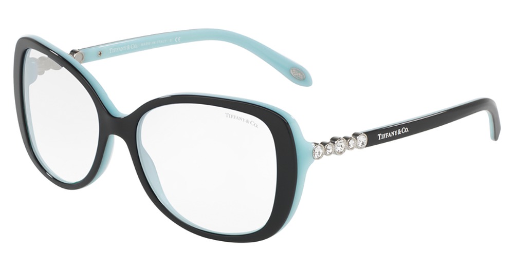 BLACK ON TIFFANY BLUE / CLEAR