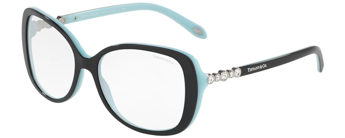 BLACK ON TIFFANY BLUE / CLEAR