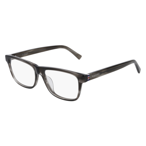 Gucci GG0454OA rectangle eyeglasses in Ruthenium