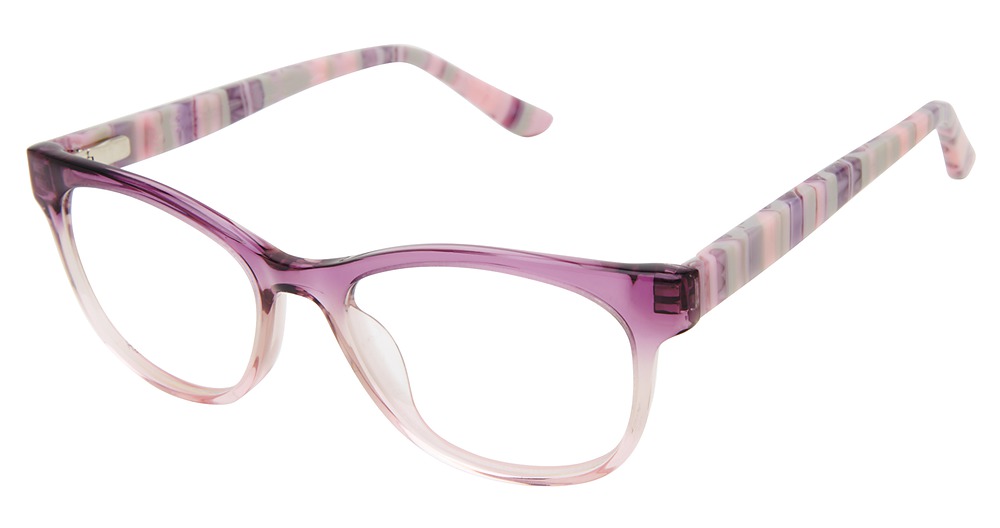 purple/blush fade