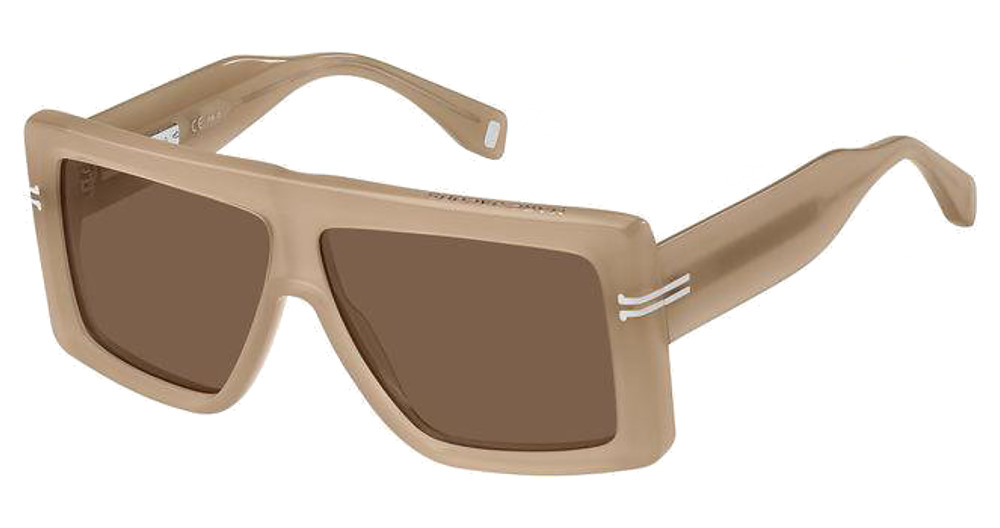 Marc Jacobs MJ 1061/S rectangle sunglasses in Nude/Brown