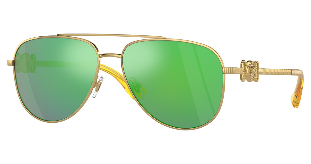 GOLD / LIGHT GREEN MIRROR GREEN