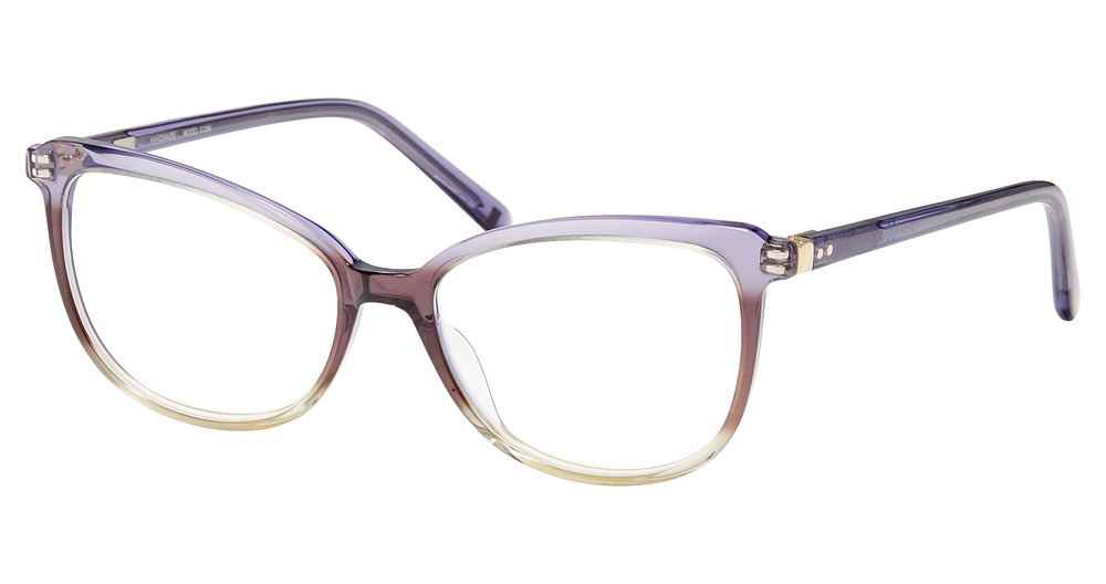 Modo 6542 cateye eyeglasses in Purple Yellow Gradient