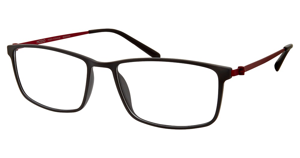 Modo 7017 rectangle eyeglasses in Matte Black