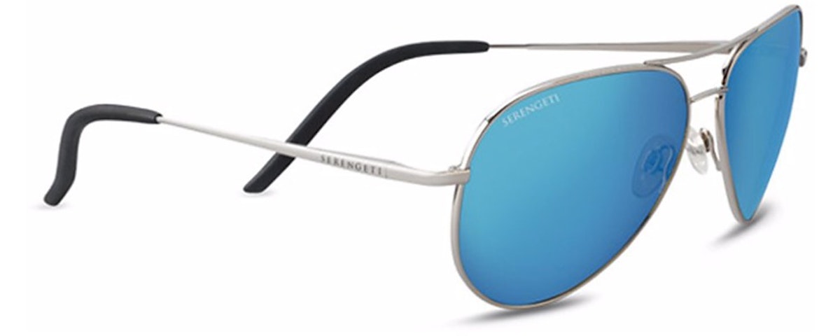 Shiny Silver / Polarized 555Nm Blue