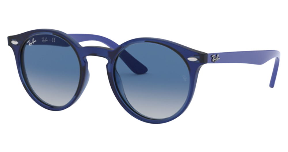 TRANSPARENT BLUE / LIGHT GREY GRADIENT DARK BLUE