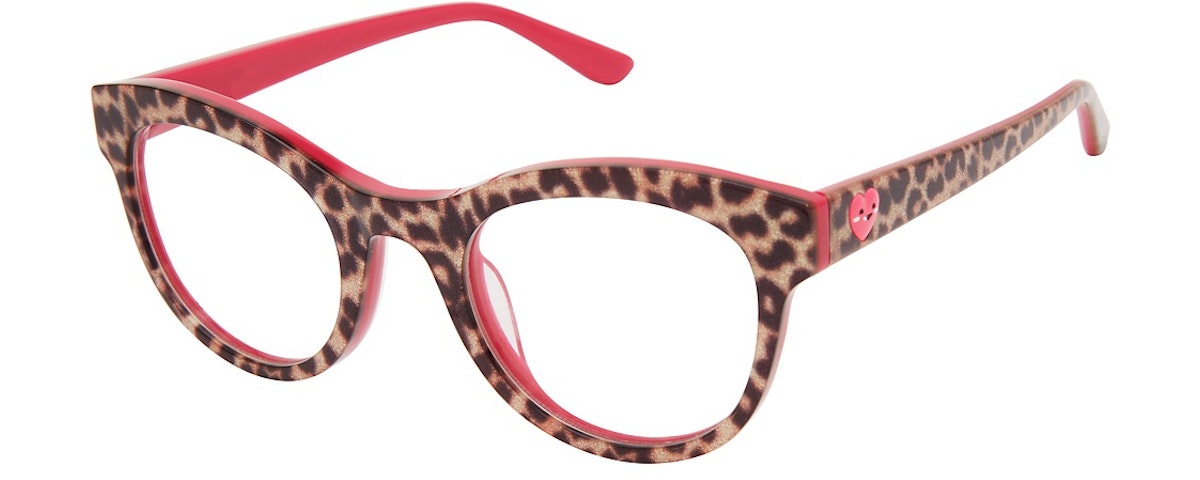 glitter leopard print