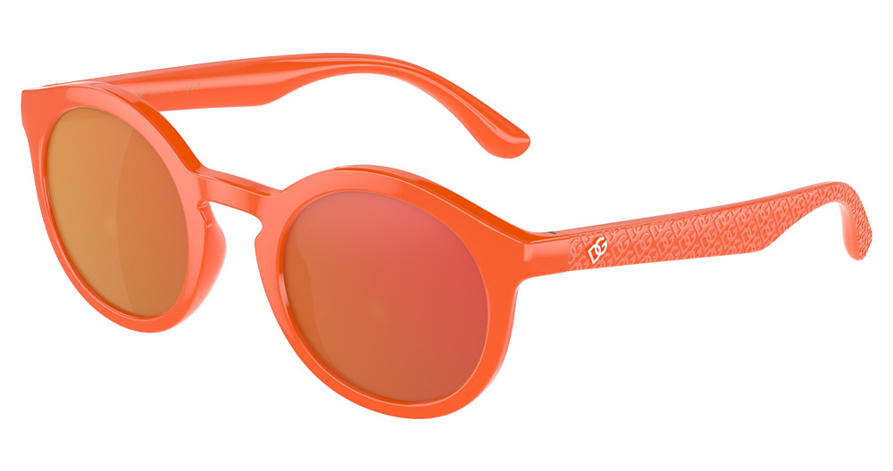 ORANGE / DARK VIOLET MIRROR RED