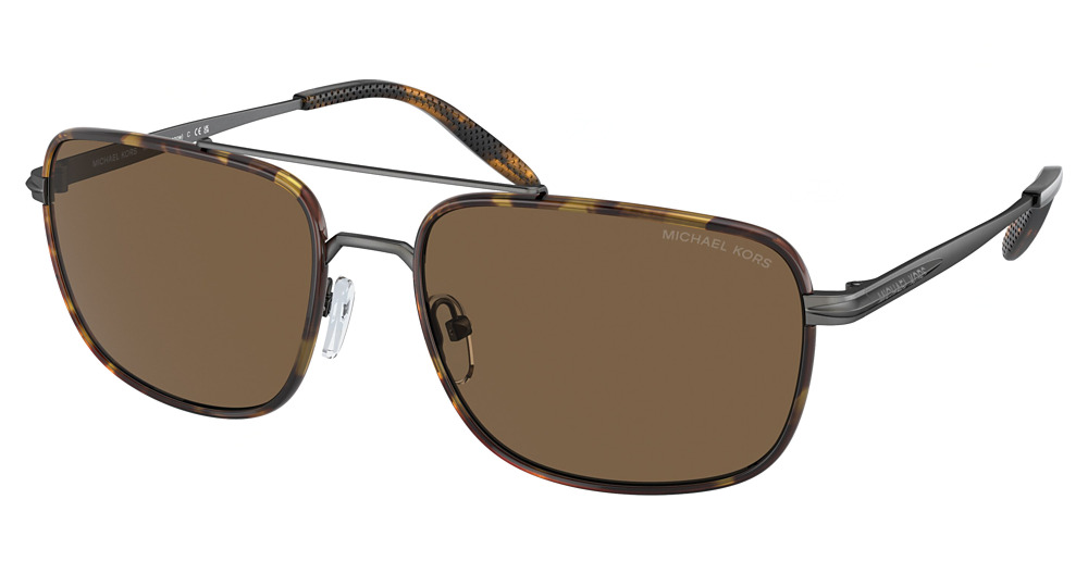 MATTE GUNMETAL / DARK TO / DARK BROWN SOLID