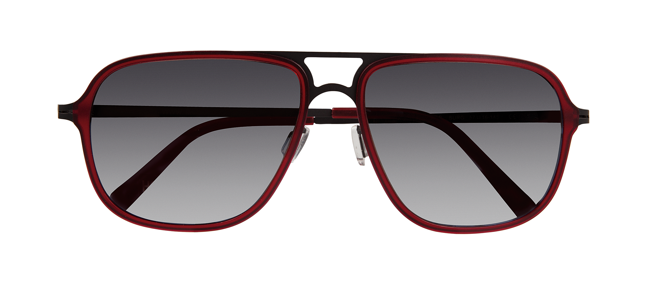 Modo 652 aviator sunglasses in Burgundy