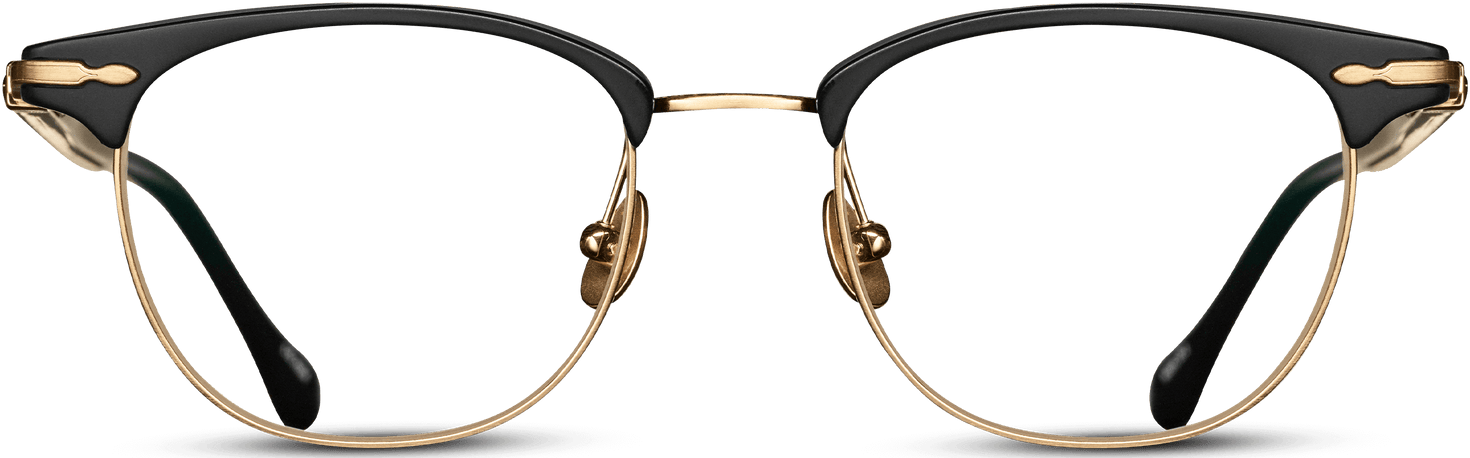 Matte Black - Brushed Gold