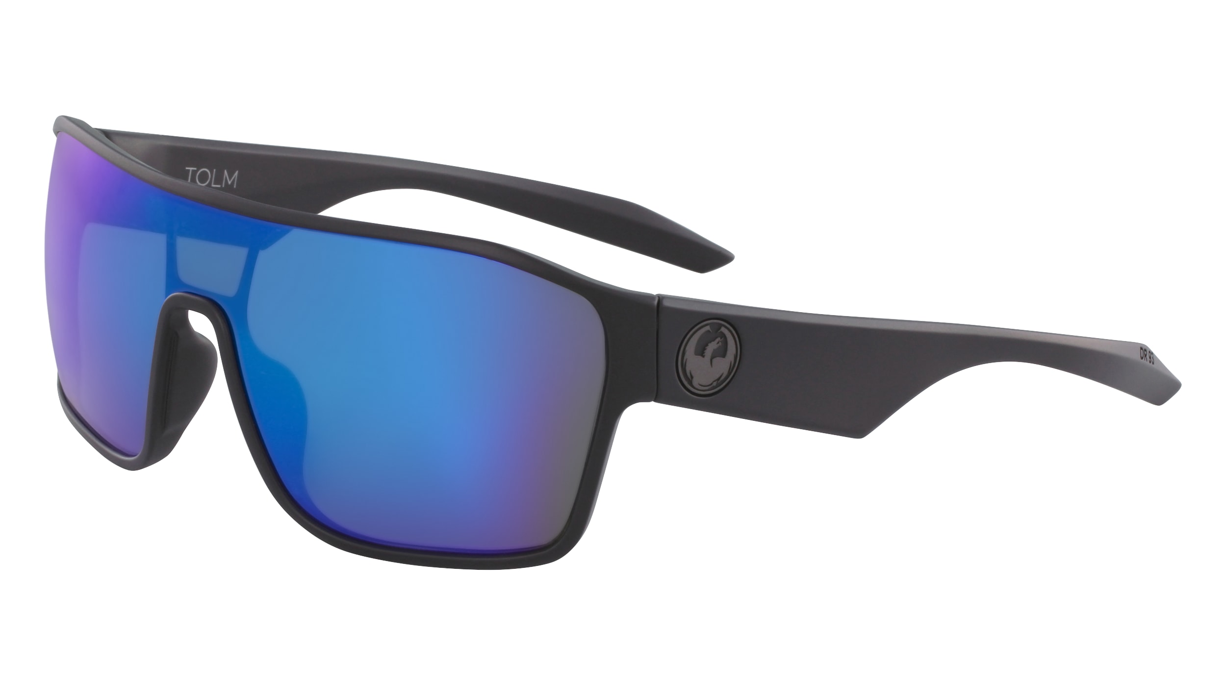 MATTE BLACK/LL BLUE ION