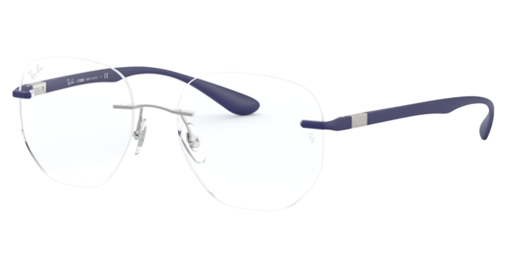 Ray-Ban RX8766 irregular eyeglasses in Silver
