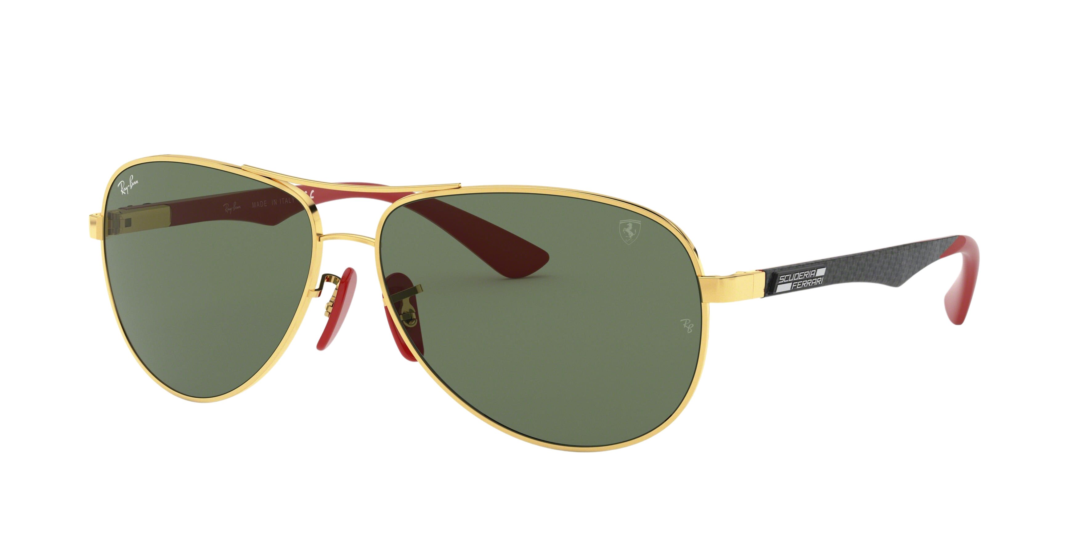 Ray-Ban RB8313M round sunglasses in Gold