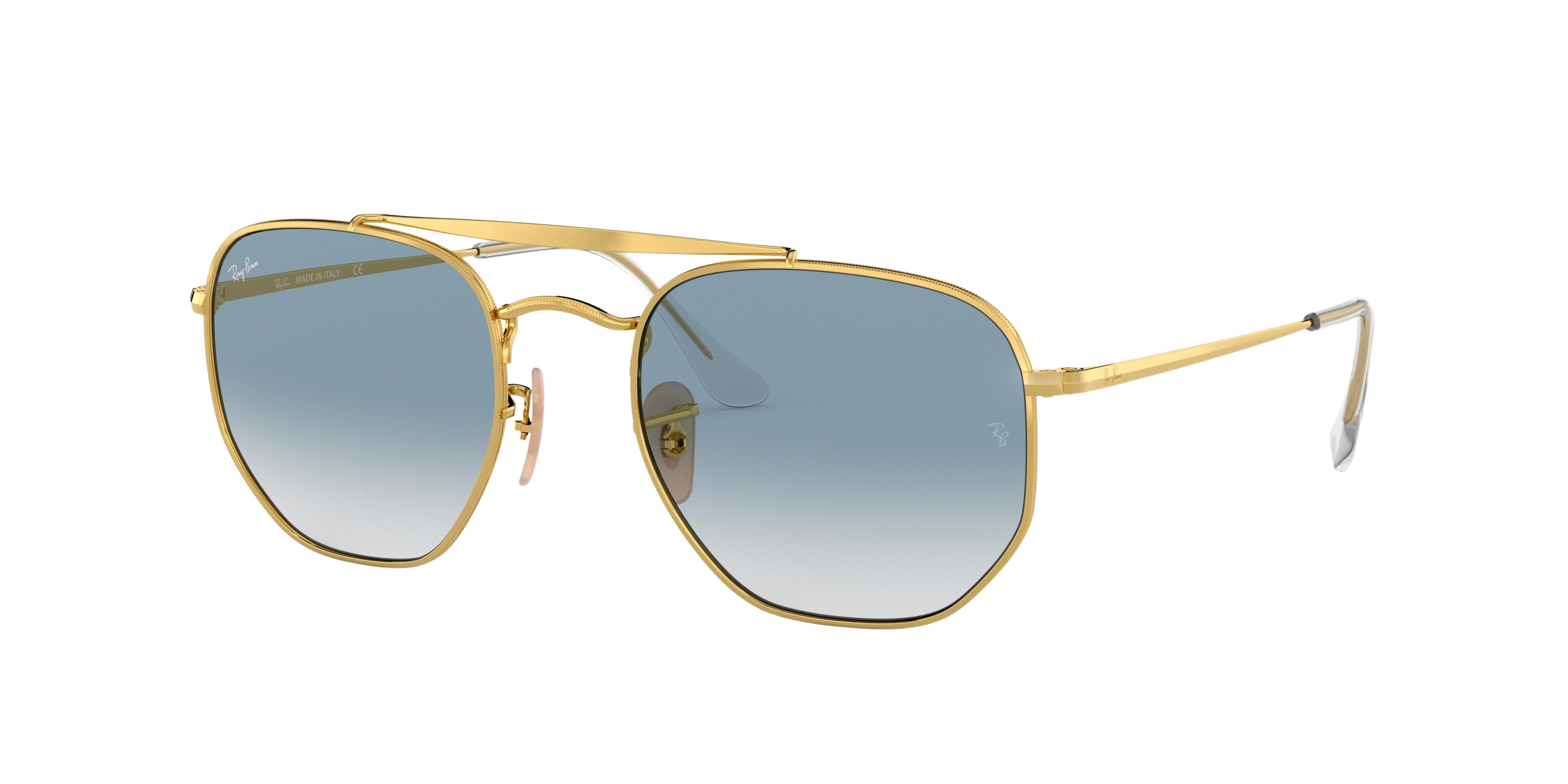 Ray-Ban RB3648 square sunglasses in Gold