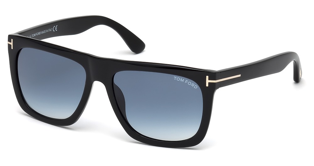 shiny black / gradient blue