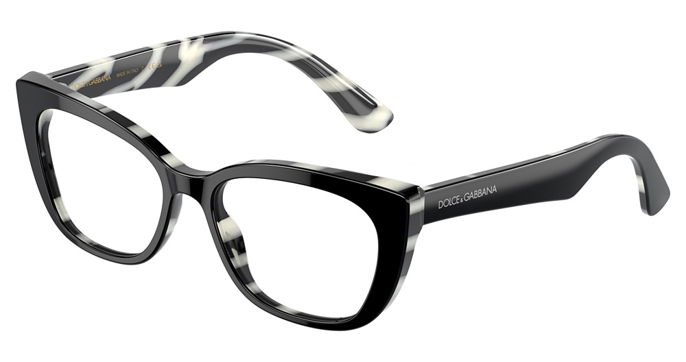 BLACK ON ZEBRA