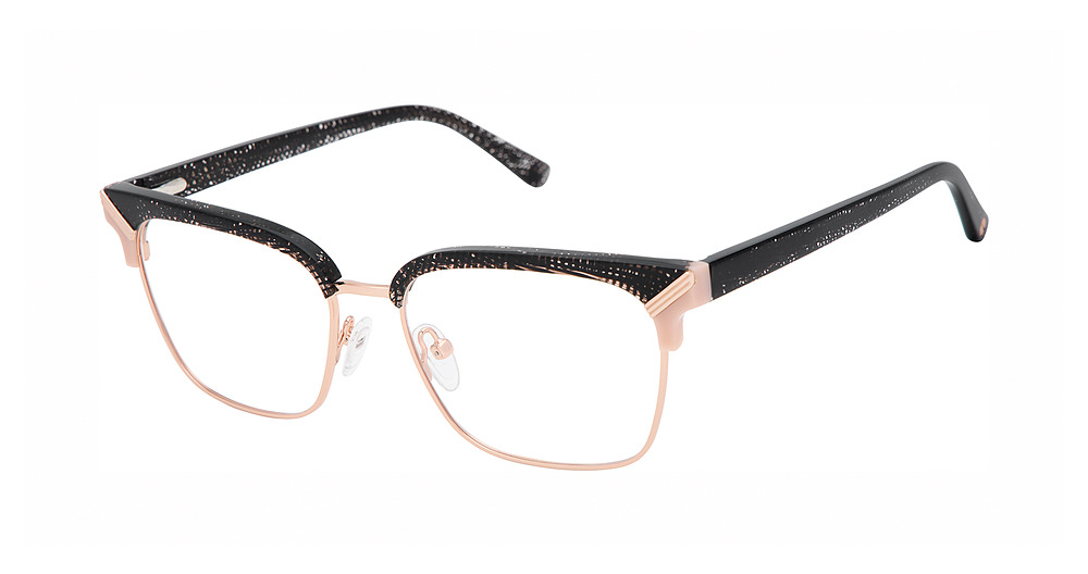 black / rose gold
