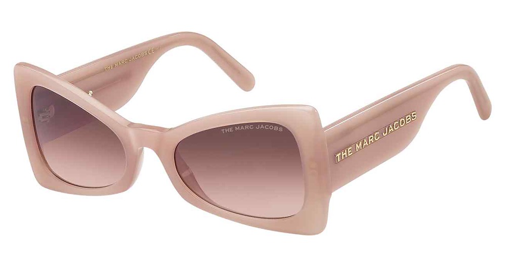 Marc Jacobs MARC 553/S cateye sunglasses in Peach/Burgundy Shaded