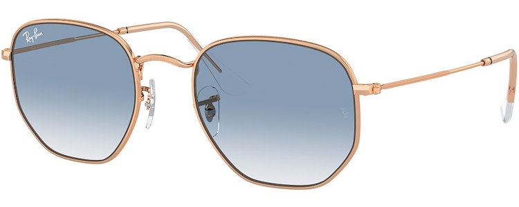 ROSEGOLD / CLEAR GRADIENT BLUE