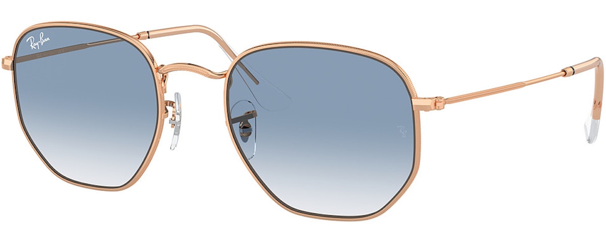 ROSEGOLD / CLEAR GRADIENT BLUE