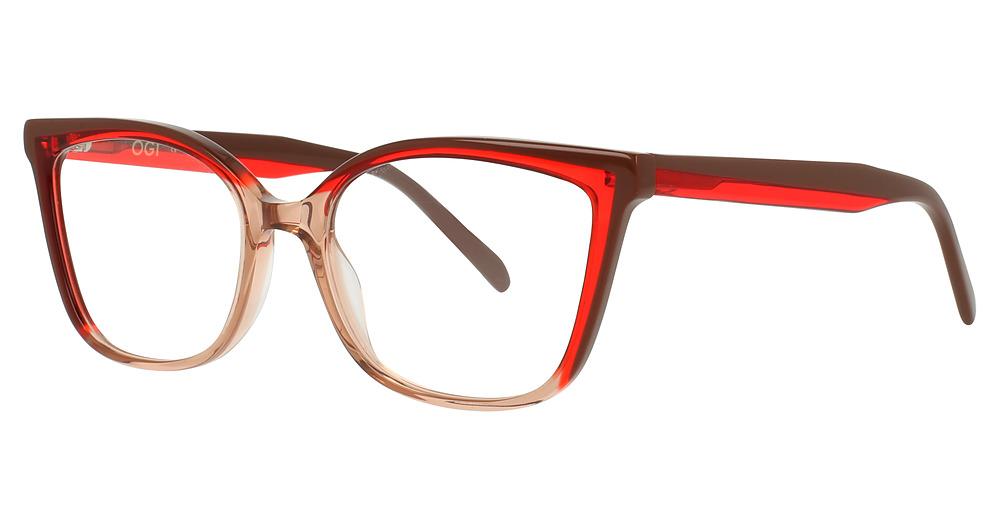 BROWN RED CAMEL FADE