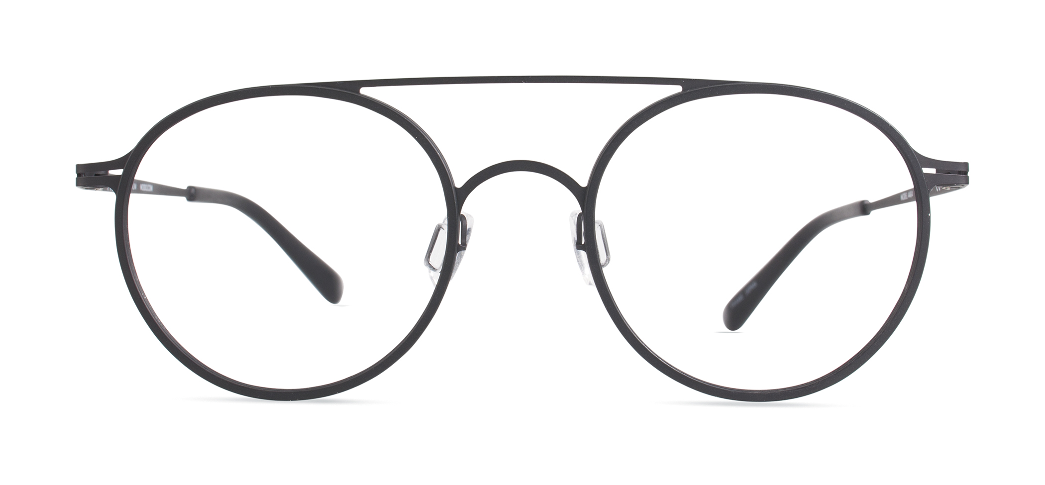 Modo 4404 round eyeglasses in Black