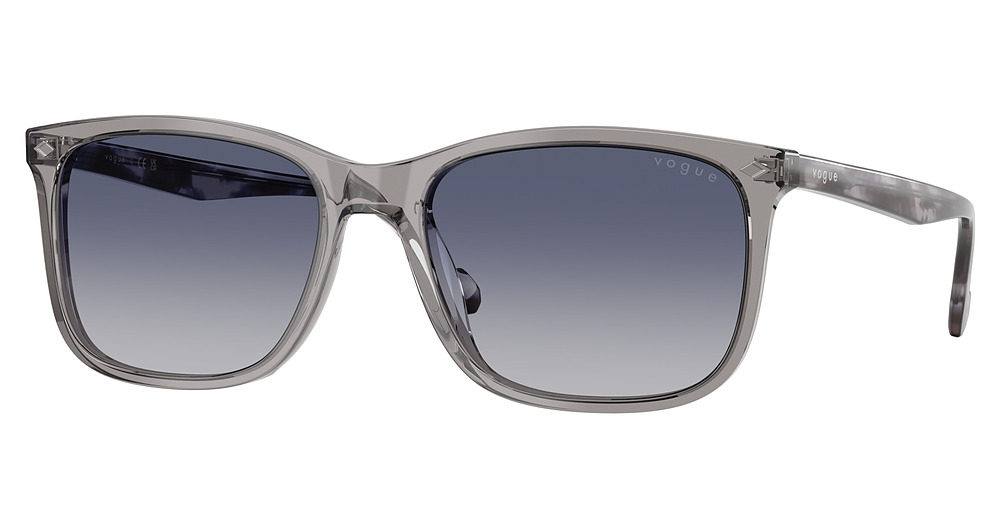 TRANSPARENT GREY / GREY GRADIENT BLUE