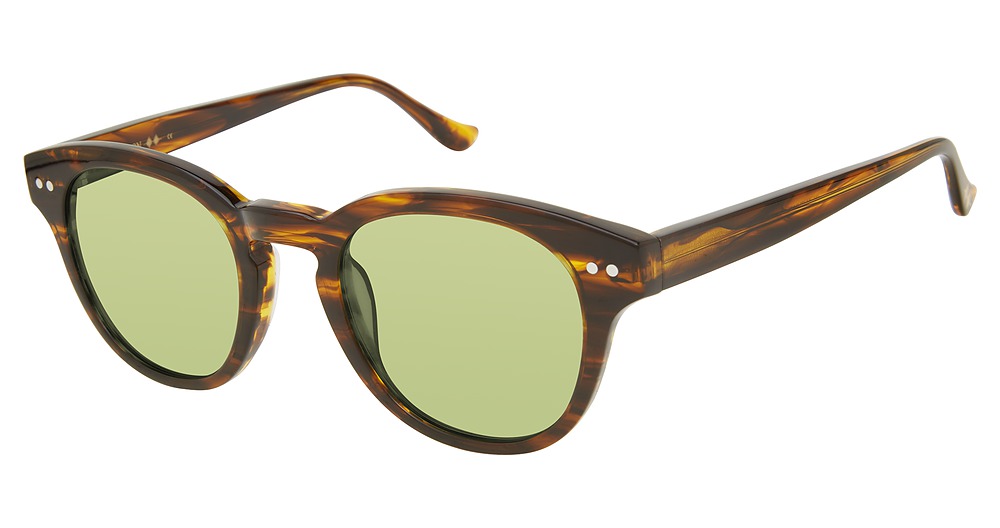 Blonde Tortoise, Light Green Lens
