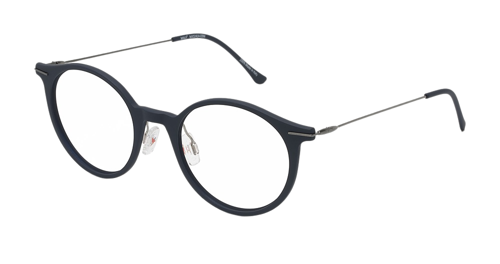 Matte Blue with Dark Gunmetal Temples