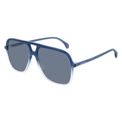 Gucci GG0545S aviator sunglasses in Blue