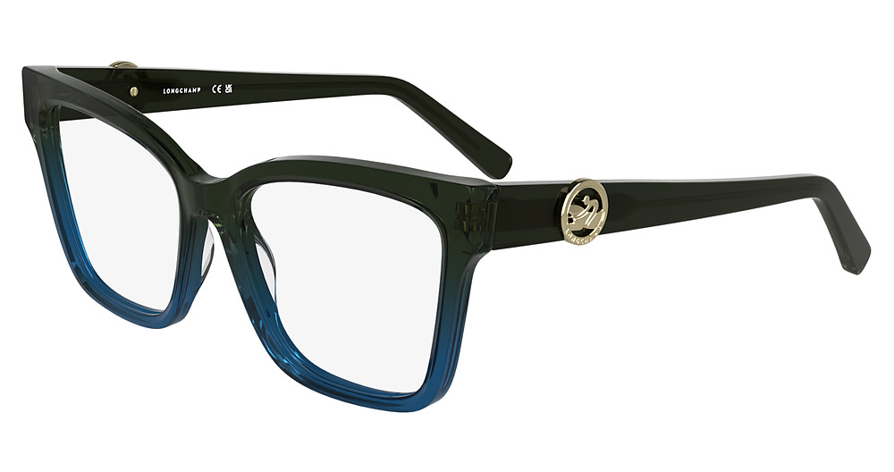 TRANSPARENT GRADIENT KHAKI/BLU