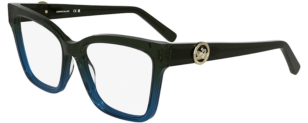TRANSPARENT GRADIENT KHAKI/BLU