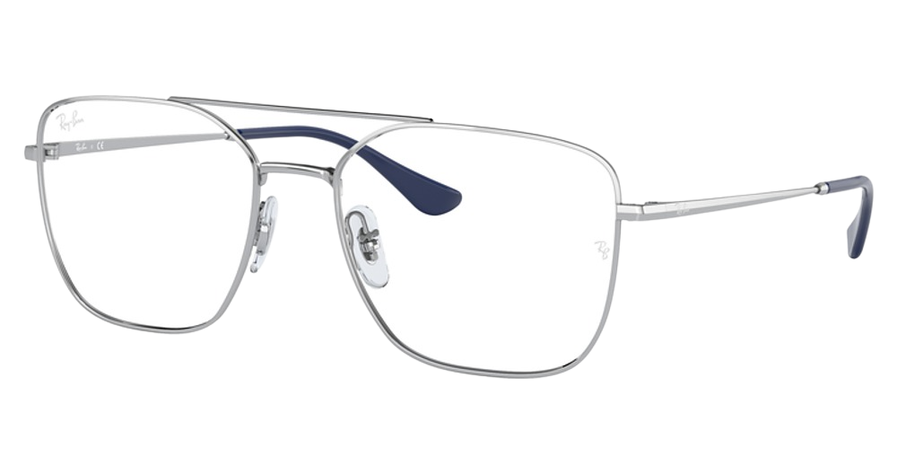 Ray-Ban RX6450 aviator eyeglasses in Silver