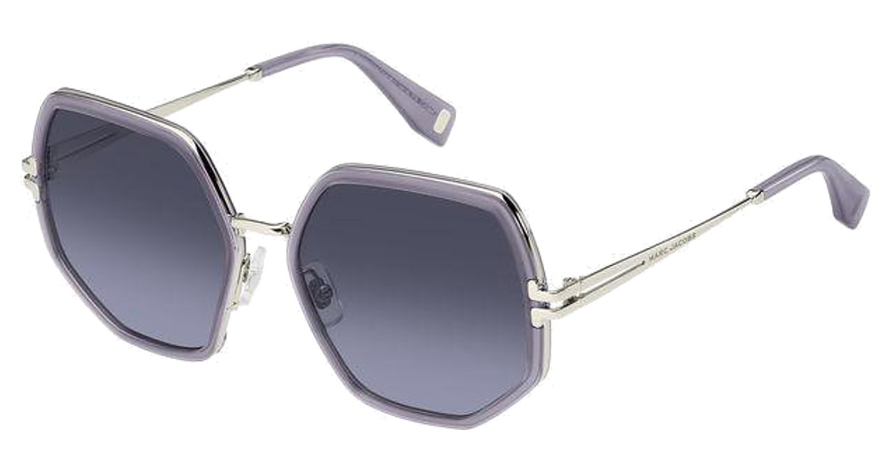 Marc Jacobs MJ 1089/S irregular sunglasses in Violpallv/Grey Azure